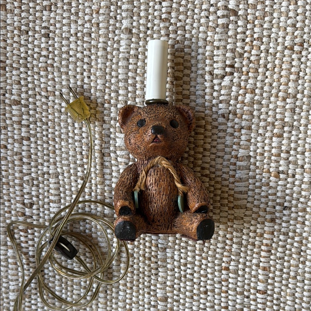 Teddy Bear Ceramic Table Lamp 🧸